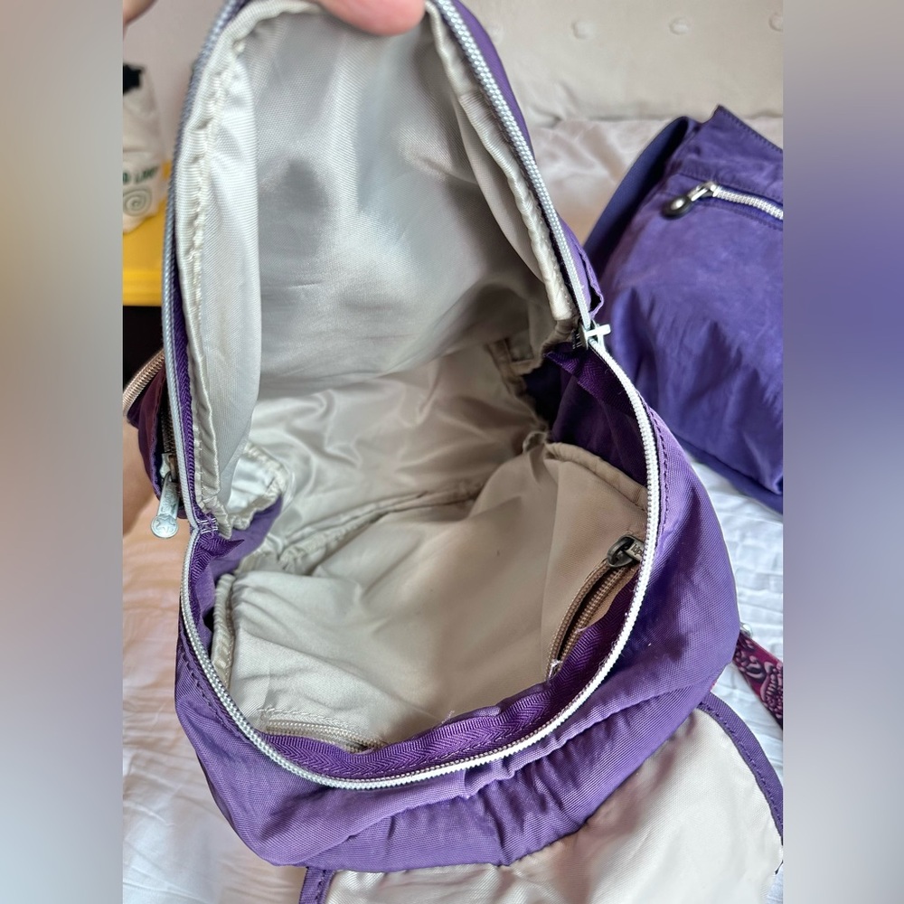 Kipling Queenie Small Backpack & Crossbody Bag & … - image 6